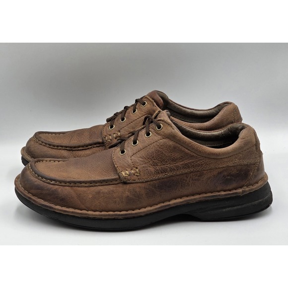 Aetrex CH902M Mens 11 Brown Leather Orthotic Dress Shoes Arch Support Comfort main image 4